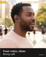 TREBLAB X3 Pro - Sports Wireless Ear Buds Bluetooth - Comfortable Workout Headphones with Secure Ear Hooks, 12H Long Battery Life, IPX5 Sweatproof Earphones, Noise Isolation Over Ear Earbuds - Image 7