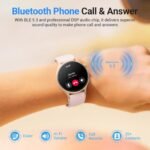 Fitpolo Smart Watch for Women,1.3" AMOLED Touchscreen Fitness Tracker, Make/Answer Calls, Heart Rate SpO2 Monitor, 3ATM Waterproof, Sleep & Activity Tracking Smartwatch for Android Phones iPhone - Image 3