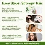 Hair Growth Oil Foam with Rosemary and Castor Oil Vegan Natural Formula for Thinning Hair Organic Plant Based Scalp Treatment Non Greasy Hair Regrowth Support for Men and Women 3 Bottles Each 2.11 oz - Image 6