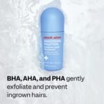 Peach Slices - Smoothing Solution Ingrown Hair Treatment (1.69 oz) - Smooth, Relieve, Soften Skin - 360 Roller - BHA, AHA, PHA, Niacinamide, Licorice - Vegan & Cruelty Free - Korean Skin Care & Beauty - Image 4