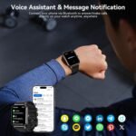 Smart Watch for Men Women, 1.83" HD Touchscreen Fitness Tracker, Smartwatch with Bluetooth Calling, 130+ Sports Modes, Heart Rate Sleep Step Monitor, 5ATM Waterproof, Compatible with iOS & Android - Image 3
