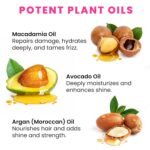 Pure Bali Hair Vitamins Moroccan Oil Capsules for Women & Men - Serum Enriched with Argan Oil & Avocado Oil for All Hair Type Frizzy Dry Curly - Vitamin A, E, Pro B5 (40 Capsules) - Image 3