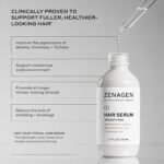 ZENAGEN Densifying Hair Serum for Fine + Thinning Hair | Boosts Hair Density, Strengthens & Nourishes Hair Follicles, Non-Greasy Water-Based Formula, Plant-Based, Vegan, All Hair Types - Image 2
