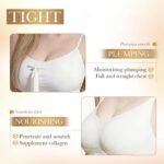 Collagen Breast Enhancement Patch-Natural Formula Breast Firming & Tightening Skin, Moisturizing Plumping Skin Care for Chest, Nourishing Supplement Collagen Patch Improving Loose Skin(4Pcs) - Image 5