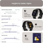 Fitbit Versa 4 Fitness Smartwatch with Daily Readiness - 3-Month Google Health Premium Membership Included - GPS, 24/7 Heart Rate, 40+ Exercise Modes, Sleep Tracking - Black/Graphite - Image 3