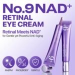 numbuzin No.9 NAD+ Retinal Eye Cream for Eyes & Face with Peptides & Niacinamide, Gentle Retinal Yet Powerful Anti-Aging Care Fine Lines, Dark Circles & Pores, Korean Eye Cream, 0.67 fl. oz. - Image 2