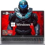 KAIGERR Gaming Laptop, 15.6inch Laptop Computer with AMD Ryzen 7 5700U(8C/16T, Up to 4.3GHz), 16GB RAM 512GB NVMe SSD Windows 11 Laptop, Radeon RX Vega 8 Graphics,WiFi 6
