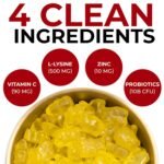 Cold Sore Treatment for Lip & Skin Support with L-Lysine, Zinc, Vitamin C & Probiotics | Vegan Immunity Booster That Helps Prevent Outbreaks & Promotes Faster Healing | 60 Berry Flavored Gummies - Image 6
