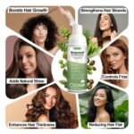 Hair Growth Oil Foam with Rosemary and Castor Oil Vegan Natural Formula for Thinning Hair Organic Plant Based Scalp Treatment Non Greasy Hair Regrowth Support for Men and Women 3 Bottles Each 2.11 oz - Image 8