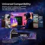 2TB NVMe M.2 2280 SSD, PCIe Gen3 3D NAND Internal Solid State Drive, Dynamic SLC Cache, Up to 3500MB/s, For Students, Office Work, Gaming, Home Entertainment, Compatible with Desktop or Laptop GM328 - Image 6