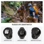 Garmin Instinct® E 45mm, Rugged Outdoor GPS Smartwatch, 24/7 Health Monitoring, Wrist-Based Heart Rate, Up to 16 Days of Battery Life, Charcoal - Image 2