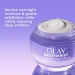 Olay Night Cream for Face, Anti-Aging Face Moisturizer for Women - Fragrance-Free Skin Care, Anti-Wrinkle, Exfoliate, Smooths Texture - Triple Collagen Cream, Niacinamide, Pro-Vitamin B5, 1.7Oz - Image 3