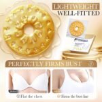 Collagen Breast Enhancement Patch-Natural Formula Breast Firming & Tightening Skin, Moisturizing Plumping Skin Care for Chest, Nourishing Supplement Collagen Patch Improving Loose Skin(4Pcs) - Image 6