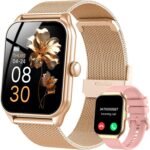 Smart Watches for Women, 1.91" HD Fitness Tracker (Answer/Make Calls), IP68 Waterproof, 120+ Sport Modes with Heart Rate and Sleep Monitor, Fitness Watch for iPhone/Android