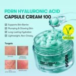 VT COSMETICS PDRN Capsule Cream 100, Hydrating Face Moisturizer with 100,000ppm PDRN, Hyaluronic Acid, 9 Peptides, Firming & Plumping Nourishing Cream, Korean Skin Care, 1.69 fl. oz. - Image 2