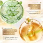 Collagen Breast Enhancement Patch-Natural Formula Breast Firming & Tightening Skin, Moisturizing Plumping Skin Care for Chest, Nourishing Supplement Collagen Patch Improving Loose Skin(4Pcs) - Image 4