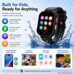 4G Kids Smart Watch with GPS Tracker, Video & Voice Call, SOS, WiFi, IP68 Waterproof, AI Smart Features, Parental Control Phone Watch for Boys Girls Age 4-12(SIM Card Included) - Image 6