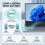 Laptop Computer 15.6 inch, Compatible with Windows 11, Core i5 Processor, Up to 3.3GHz, 4GB RAM, 128GB SSD, Up to 2TB, 15.6" FHD IPS 1920x1080, for Students, Business - Image 6