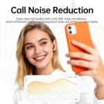 Adaptive Hybrid Active Noise Canceling 2026 Wireless Earbuds, 6 Mics ENC Clear Call Ear Buds, Hi-Res Audio Deep Bass Bluetooth 5.4 Headphones, 40H Playtime, LED, for Sports Running Gym Workout, Black - Image 4