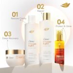 Dove Damage Therapy Defense Bi-Phase Serum + Oil 1 ct UV Repair & Glow for 70 Hour Hair Protection, with Ferulic Serum, 3.9 fl oz - Image 11