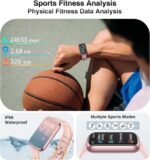 Fitness Tracker, Smart Watches for Women Men with 24/7 Heart Rate/Blood Pressure/Blood Oxygen Monitor, Sleep Tracker, Calories&Step Counter, IP68 Waterproof Health Activity Trackers for Android&iPhone - Image 4