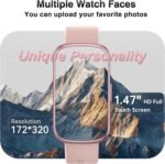 Fitness Tracker, Smart Watches for Women Men with 24/7 Heart Rate/Blood Pressure/Blood Oxygen Monitor, Sleep Tracker, Calories&Step Counter, IP68 Waterproof Health Activity Trackers for Android&iPhone - Image 6