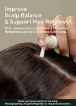 AROMATICA Root Enhancer Rosemary Water for Hair Growth spray - with Rosemary hair oil & caffeine & biotin - Korean hair care for hair thinning & hair loss - free from silicone, paraben and sulfate - Image 5