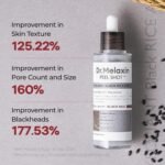 Dr.Melaxin Peel Shot Exfoliating Black Rice Ampoule 2.7 fl.oz - Rice Water AHA BHA Niacinamide Serum for Dead Skin Cells, Blackheads and Pores, Glass Skin Glow, Korean Skin Care Exfoliant - Image 2