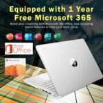 HP Stream 14" HD BrightView Laptop, Intel Celeron N4120, 16GB RAM, 288GB Storage (128GB UFS + 160GB Docking Station Set), Intel UHD Graphics, 720p Webcam, Wi-Fi, 1 Year Office 365, Win 11 S, Silver - Image 6
