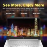 HP Stream 14" HD BrightView Laptop, Intel Celeron N4120, 16GB RAM, 288GB Storage (128GB UFS + 160GB Docking Station Set), Intel UHD Graphics, 720p Webcam, Wi-Fi, 1 Year Office 365, Win 11 S, Silver - Image 5