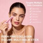 PDRN Pink Collagen Volume Multi Balm Stick for Eyes, Face & Neck | Under Eye Balm Stick for Dark Circles, Puffiness, Fine Lines & Wrinkles, Firming Skin Care with Centella & Vitamin E, 2 pcs - Image 2