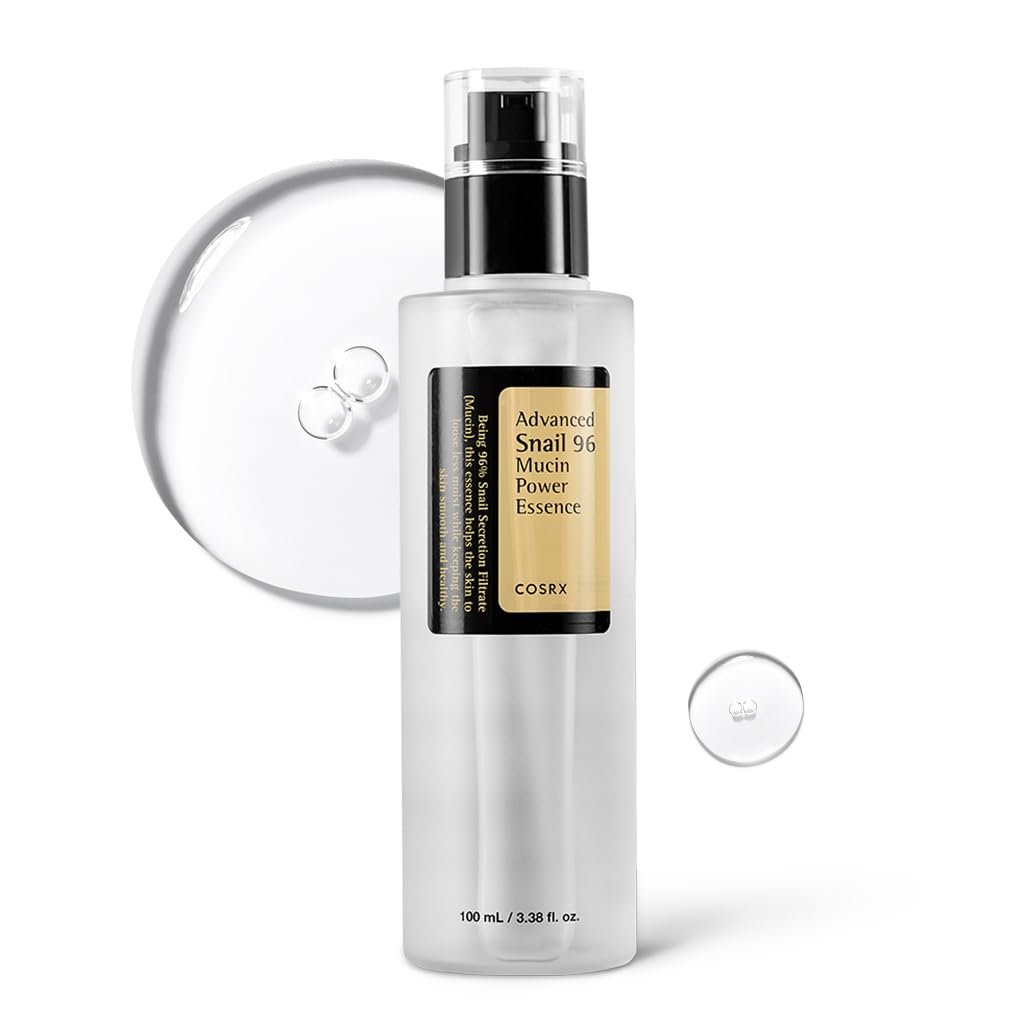 416kUGx2rQL._SL1024_.jpg COSRX Snail Mucin 96% Repairing Serum, Hydrating Serum for Face with Snail Secretion Filtrate for Dull Skin & Fine Lines, 100ml, Korean Skin Care - Image 1