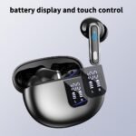 IP7 Wireless Earbuds for Sport Bluetooth Earbuds with Bass Stereo for boy | Wireless earbuds with Bluetooth 5.4 ANC noise Reduction LED Display 90 hours playtime and IPX7 waterproof for Gym Running - Image 4
