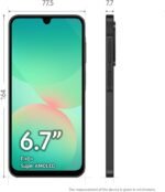 SAMSUNG Galaxy A26 5G 2025 with AI | 256GB, 8GB, Dual SIM | 6.7" 120Hz AMOLED, IP67 Water Resistant, Android 15 | International Model Factory Unlocked for T-Mobile, Global | 25W Charger Bundle (Black) - Image 9