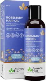 Avimee Herbal Rosemary Hair Oil | For Hair Growth, Hair Fall Control and Dandruff | 100% Pure & Natural | Mineral Oil Free | 100mL - Image 2