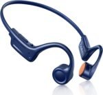 Kinglucky Open Ear Bone Conduction Headphones, 23.5g Ultra-Light Wireless Bluetooth 5.4 Sports Headphones, Comfortable Fit, IPX5 Waterproof for Running, Cycling, Workout, Walking