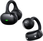 Clip On Earbuds, Open Ear Earbuds Wireless Bluetooth, Ear Clip Bluetooth Headphones for Running Sport, Lightweight Comfort, Secure Fit for Small Ears, Ultra Clear Calls with Mics, Waterproof, 40H Play