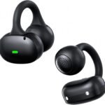 Clip On Earbuds, Open Ear Earbuds Wireless Bluetooth, Ear Clip Bluetooth Headphones for Running Sport, Lightweight Comfort, Secure Fit for Small Ears, Ultra Clear Calls with Mics, Waterproof, 40H Play