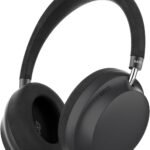 Raycon Essential Bluetooth Headphones - Over The Ear, Active Noise Cancelling Wireless Headphones + Awareness Mode, Bluetooth Headset with Mic, 50 Hours of Battery Life (Black)