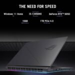 ASUS ROG Strix G16 (2025) Gaming Laptop, 16” FHD+ 16:10 165Hz/3ms, NVIDIA® GeForce RTX™ 5050, Intel® Core™ i5-13450HX, 16GB DDR5-5600, 1TB PCIe Gen 4 SSD, Wi-Fi 7, Windows 11 Home, G615JH-DS54 - Image 8