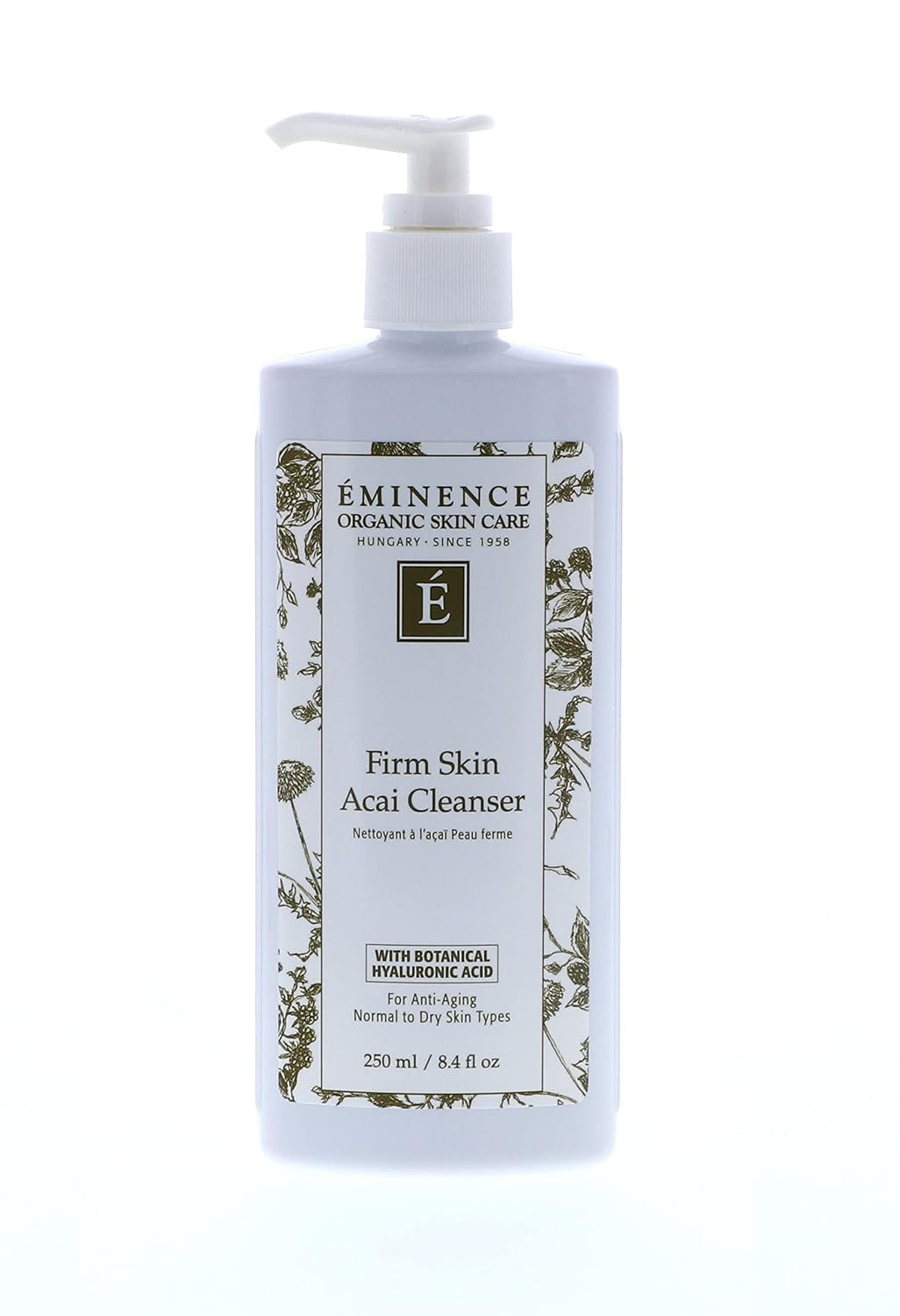 61PLhm053XL._SL1500_.jpg Eminence Organic Skincare Firm Skin Acai Cleanser with Hyaluronic Acid, 8.4 Ounce - Image 1