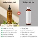 Vedix Keshamrut Herbs Infused Ayurvedic Hair Oil With Bhringraj, Amla & Rosemary I Control Hair Fall & Boost Hair Growth I 16+ Whole Herbs, Leaves & Flowers I No Mineral Oils & Chemicals (Pack of 5) - Image 9