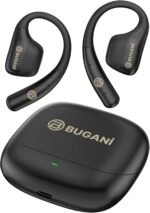 BUGANI Open Ear Earbuds, Open Ear Headphones Running Earbuds Wireless Headphones Bluetooth Wireless 5.4, Noise Cancelling Earbuds 40H Playtime, IPX5 Waterproof Earphones for Workout, Running, Sport