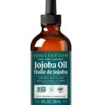 SOULSATION Pure Jojoba Oil for Skin, Hair, Face & Body – 100% Natural, Cold Pressed, Unrefined | Non-GMO, EWG Verified, Cruelty-Free, Vegan Moisturizing Oil for Dry Skin, Scalp & Beard 4oz