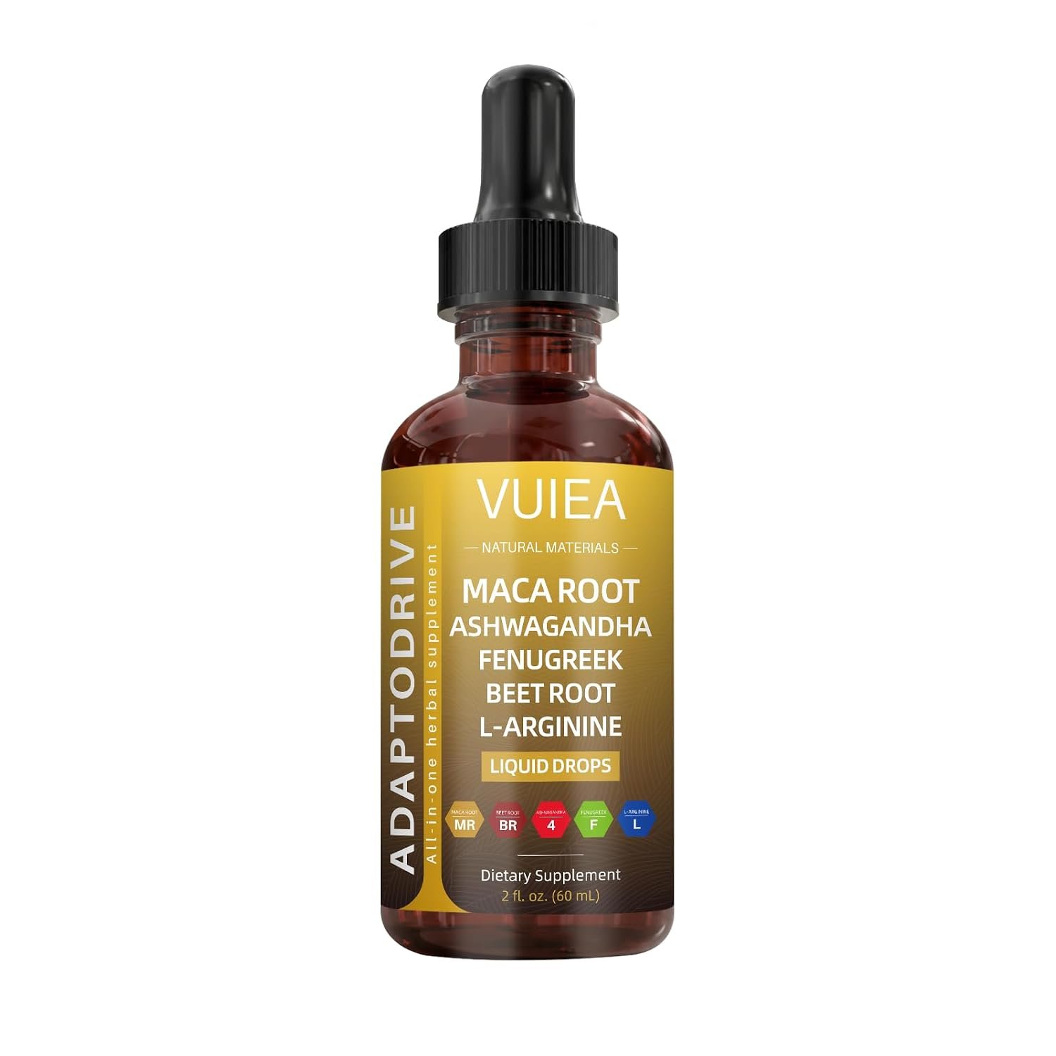 61bl0NcuCWL._SL1500_.jpg Maca Root Drops, Multi-Herbal Liquid Supplement with Ashwagandha, Fenugreek, Beet Root & L-Arginine, Feminine Balance, Energy & Vitality Support, 2 fl oz - Image 1