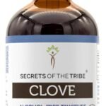 Secrets of the Tribe Clove USDA Organic | Alcohol-Free Extract, High-Potency Herbal Drops | Made from 100% Certified Organic Clove (Syzygium Aromaticum) Dried Flower Buds 4 oz