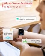 Fitpolo Smart Watch for Women Android & iPhone, Alexa Built-in [1.8" HD Screen] IP68 Waterproof Fitness Watch with Bluetooth Call (Answer/Make), Heart Rate/Sleep/SpO2 Monitor, 105 Sports Trackers - Image 5