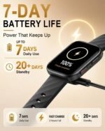 MorePro Health Fitness Tracker (Make/Answer Call), 24/7 Heart Rate Monitor with Blood Pressure, Blood Oxygen, Sleep Tracking, 120+ Sports Modes Smart Watch, Compatible with iOS Android - Image 7