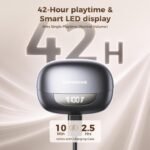 SUPERONE Clip-On Earbuds with Air Cushion, Comfort & Secure Fit Open Earbuds with Digital Display, Wireless Bluetooth 6.0, 42H Playtime, Robust Bass, Clear Call, Sweatproof for Running Cycling Workout - Image 6