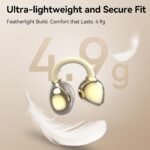 Open Ear Clip on Earbuds Bluetooth Headphones Wireless Ear Buds | Bluetooth 5.4 LED Digital Display IPX5 Waterproof HiFi Stereo 36H Playtime Comfortable Lightweight - Image 4
